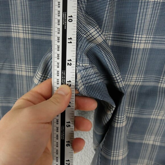 Quiksilver Amphibians Shorts Mens 34 Blue Plaid Hybrid Classic Retro Swim - Picture 7 of 10